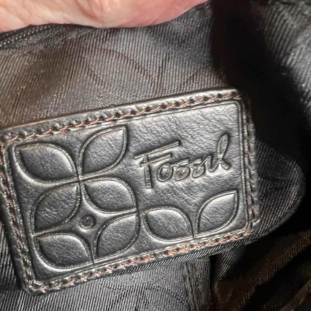 FOSSIL BLACK PURSE. BEAUTIFUL SOFT LEATHER - Picture 13 of 13